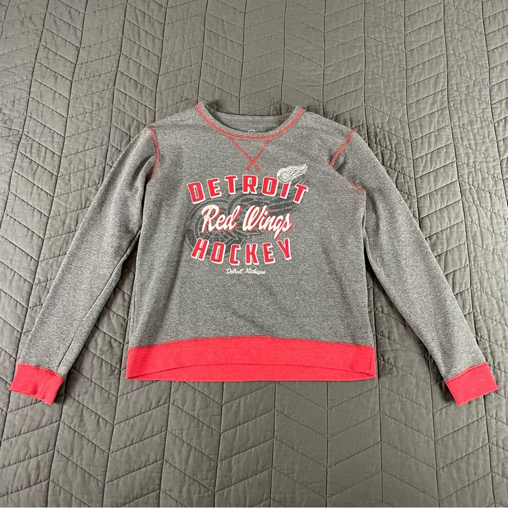 NHL Detroit Red Wings Sweatshirt, Size Medium